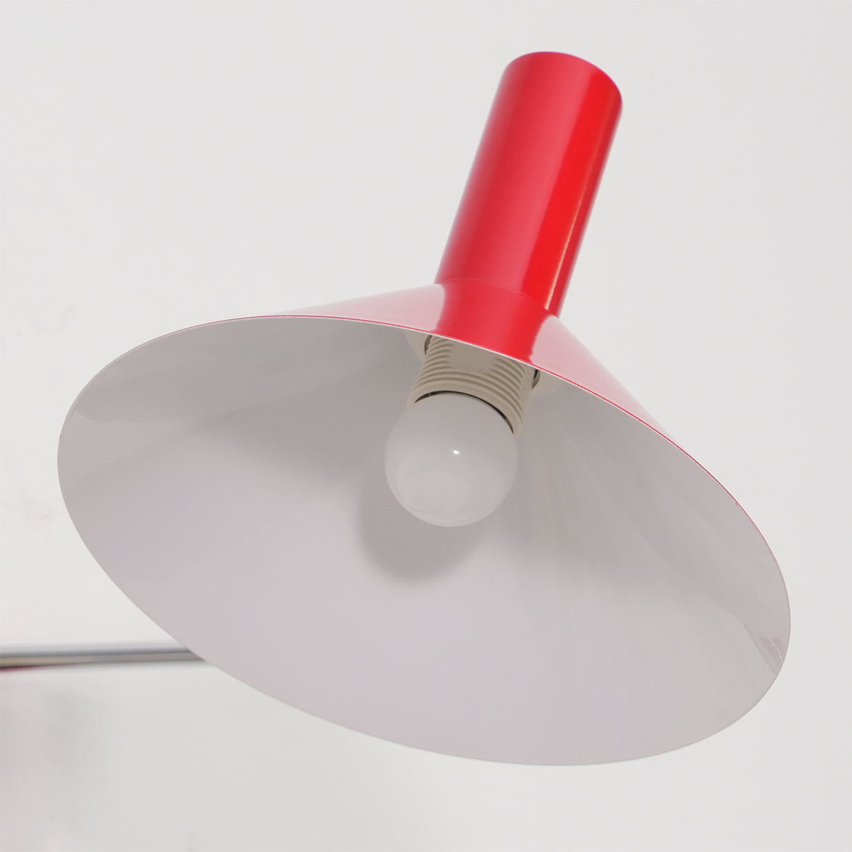 Retro Wall Light | Angled Cone Shade Plug In Swing Arm Sconce