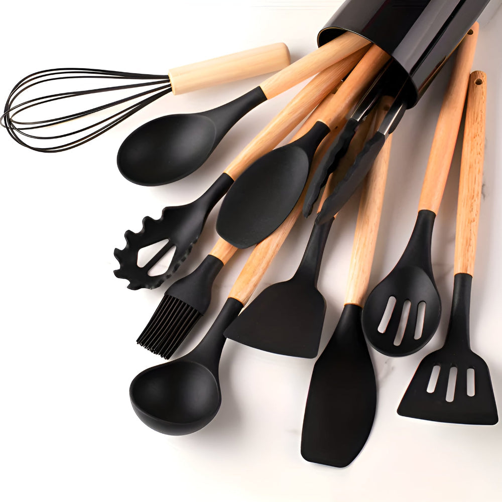 Silicone Kitchen Utensils | Multi-Piece Cooking Set