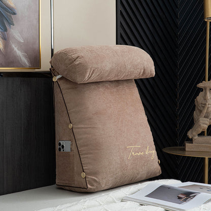 Ergonomic Backrest Reading Pillow | Plush Arm Support