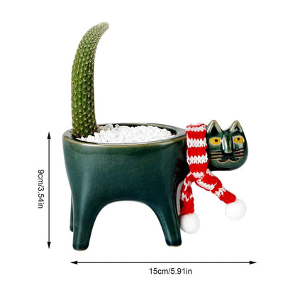 Animal Figure Ceramic Planter Pot