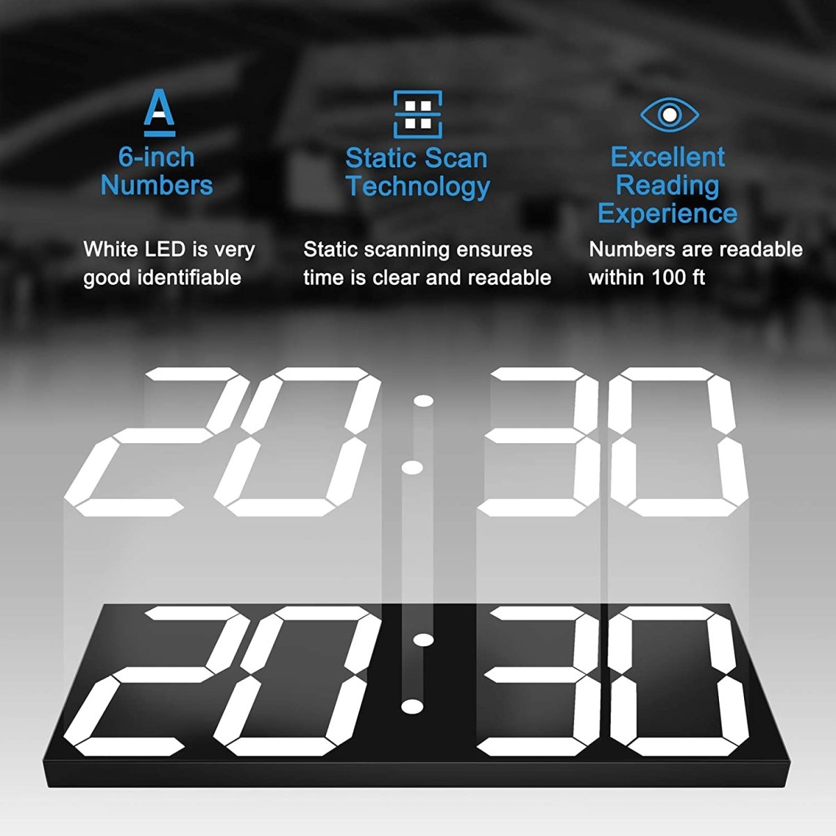 Classic Digital Giant Clock My Wall Clock