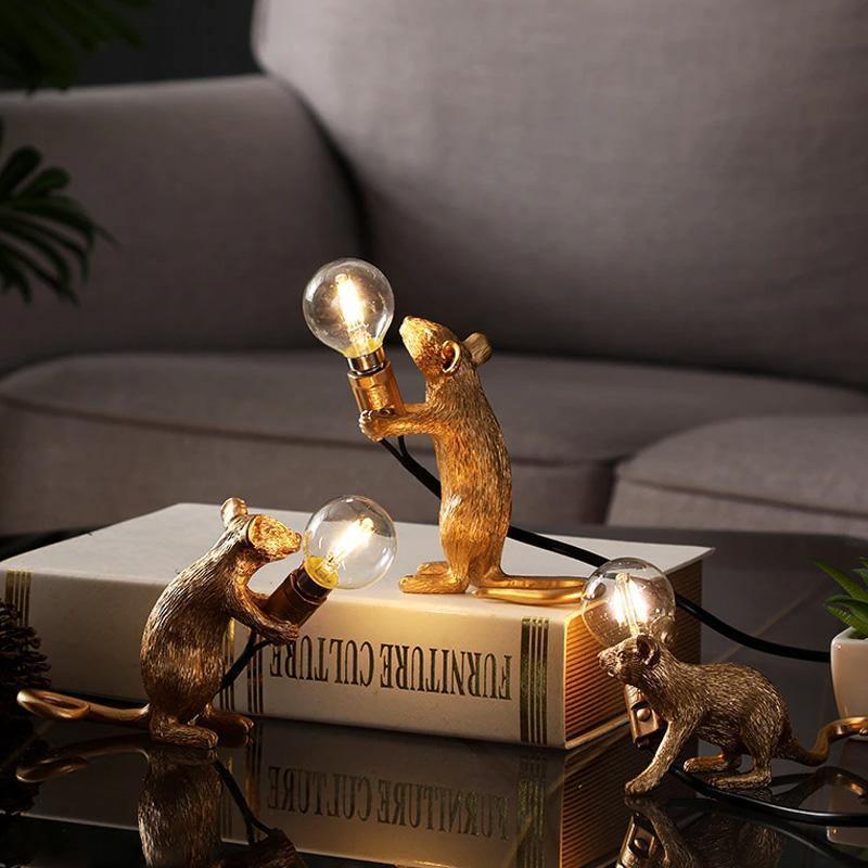 Mouse Figure Table Lamp