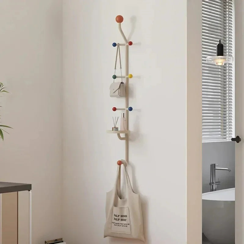 Vertical Wall Mounted Coat Rack Panel
