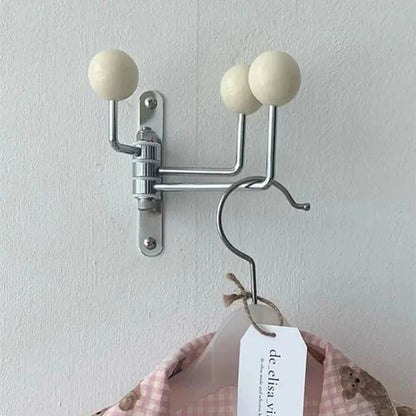 Retro Metal Wall Coat Hook Rack