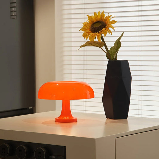 Vintage Mushroom Desk Lamp | Bauhaus-Style Decorative Lighting
