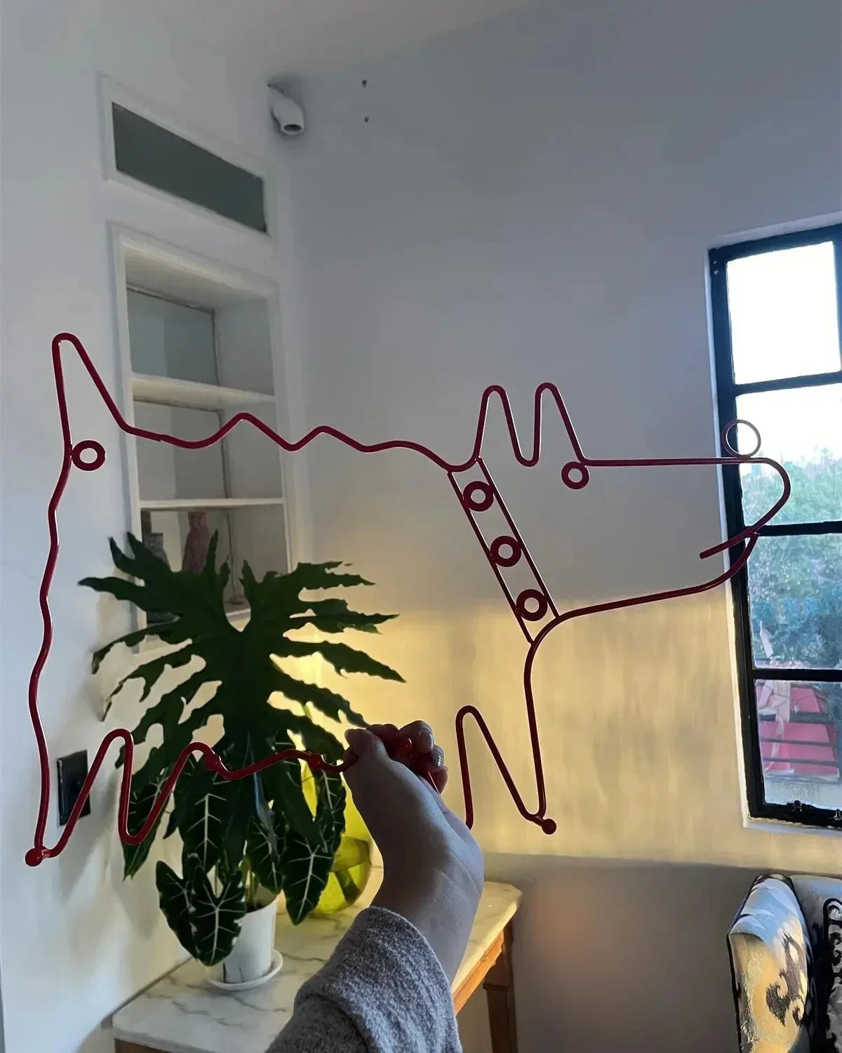 Animal Outline Wall Hook Rack