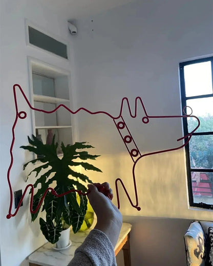 Animal Outline Wall Hook Rack