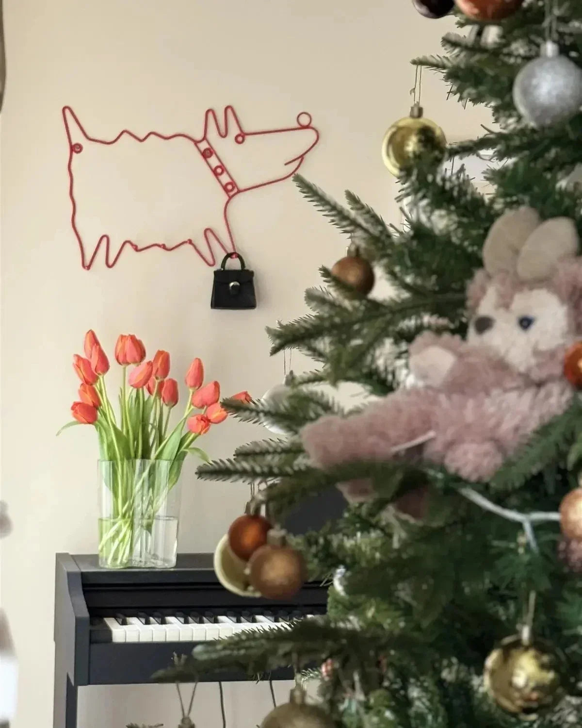 Animal Outline Wall Hook Rack