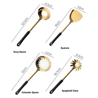 Premium Kitchen Utensils | Cooking Tools with Stand