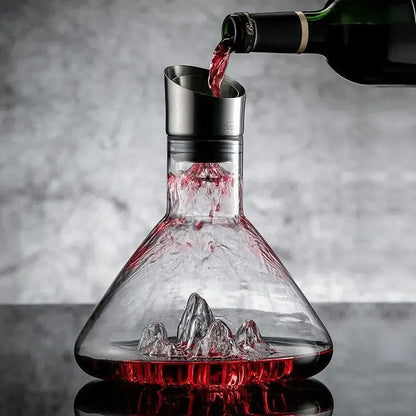 Aerator Wine Decanter | 1500ml Glass Carafe Body