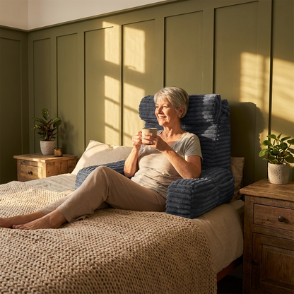 Premium Backrest Reading Pillow | Adjustable Arm Support