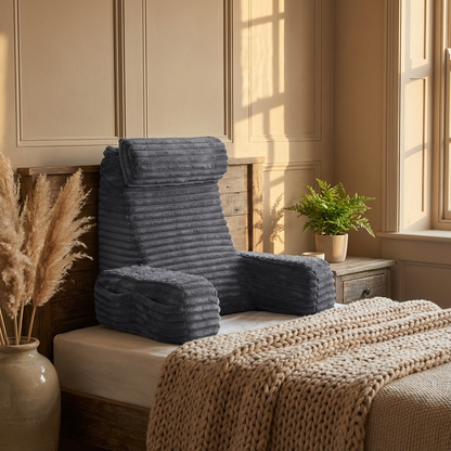 Premium Backrest Reading Pillow | Adjustable Arm Support