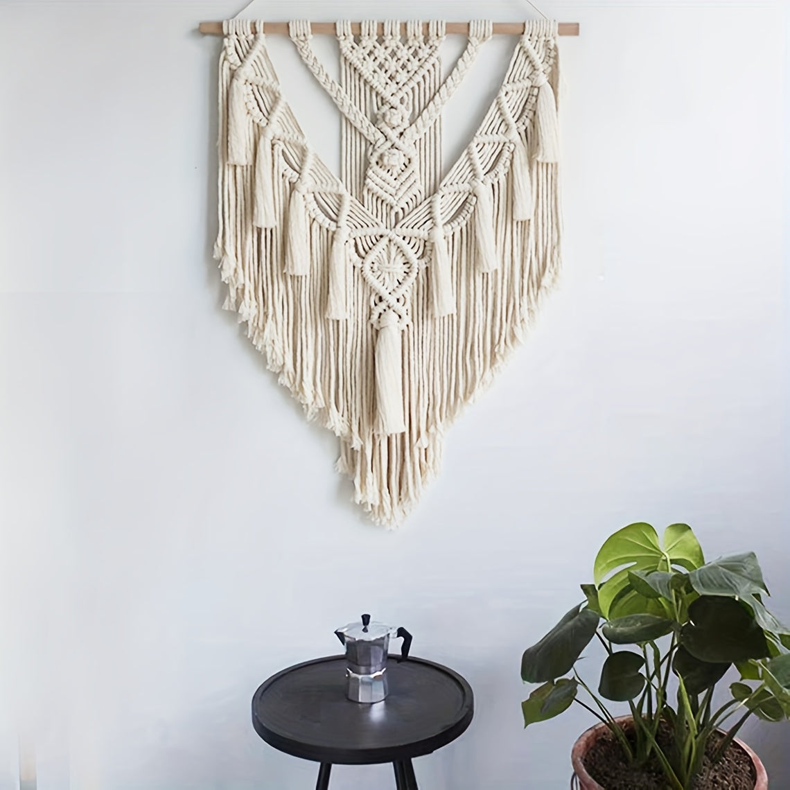 Macrame Wall Hanging | Handcrafted Bohemian Woven Tapestry Decor
