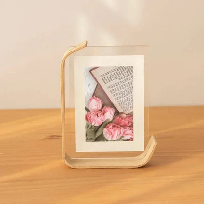 Solid Wood Modern Profile Photo Frame