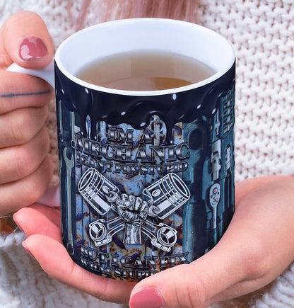 Novelty Ceramic Coffee Mug | Fix Stupid Quote Design