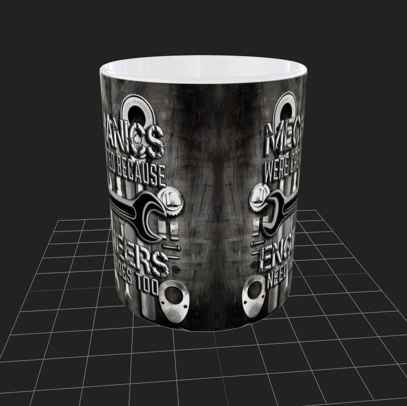 Graphic Ceramic Coffee Mug | Engineers Hero Quote Print