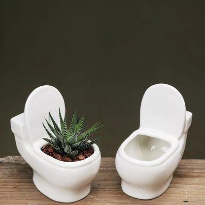 Handcrafted Clay Plant Holder Pot