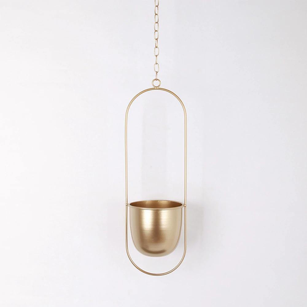 Metal Hanging Plant Planter