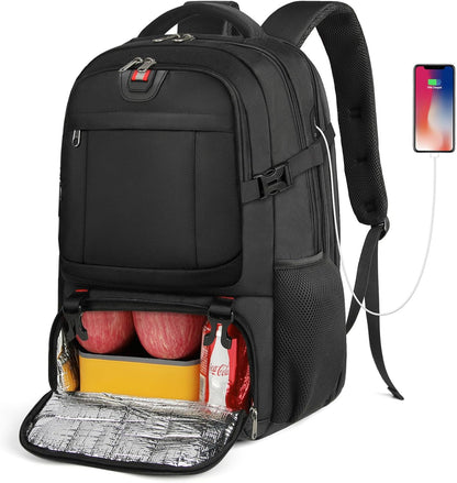 Large Insulated Lunch Bag Backpack | Travel Laptop Cooler
