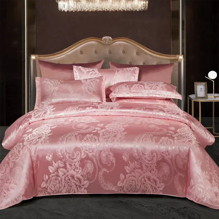 Luxury Satin Duvet Cover Set - RoyalDream-King 220x240cm 1st-10-State of Style