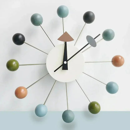 Ball Accent Modern Design Wall Clock