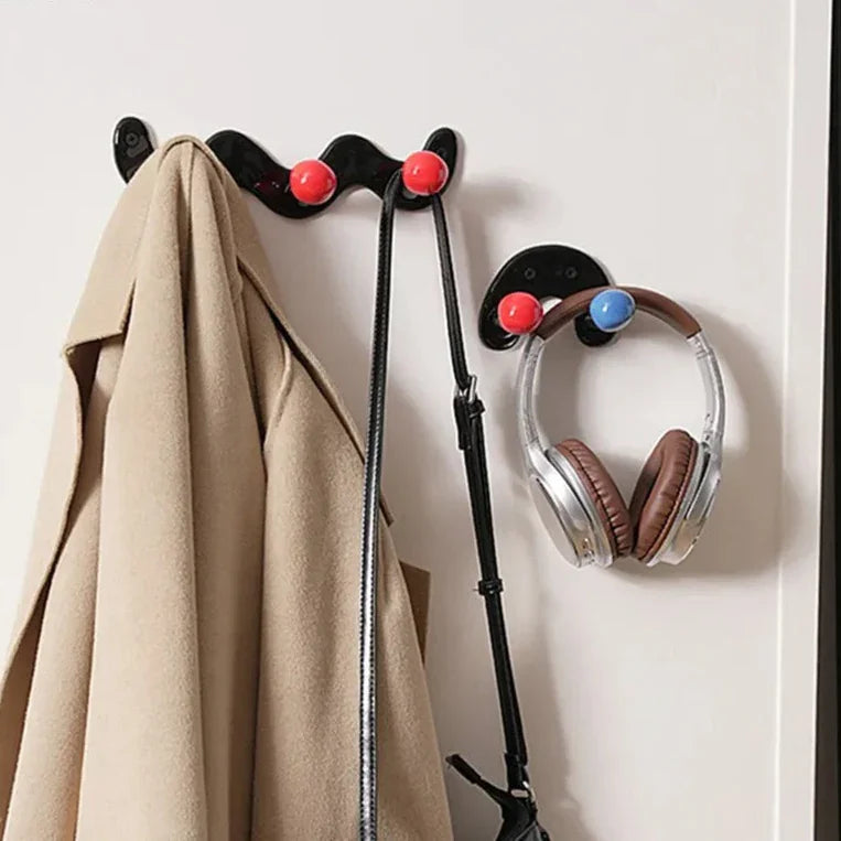 Color Dot Wall Hook Rack