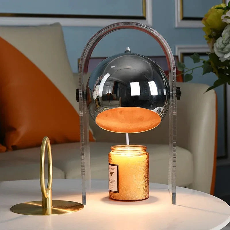 Glass Dome Candle Warmer Lamp