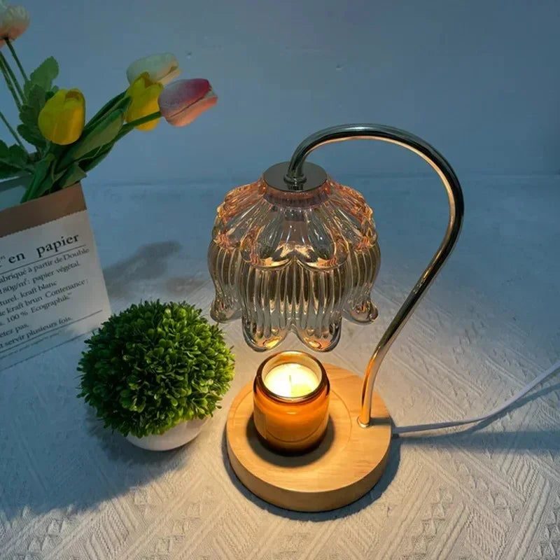 Dome Glass Candle Warmer Lamp