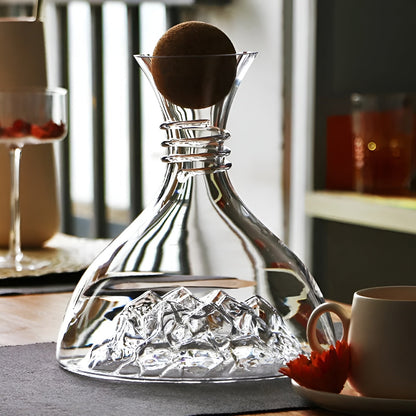 Waterfall Red Wine Decanter | Crystal Glass Aerator Carafe