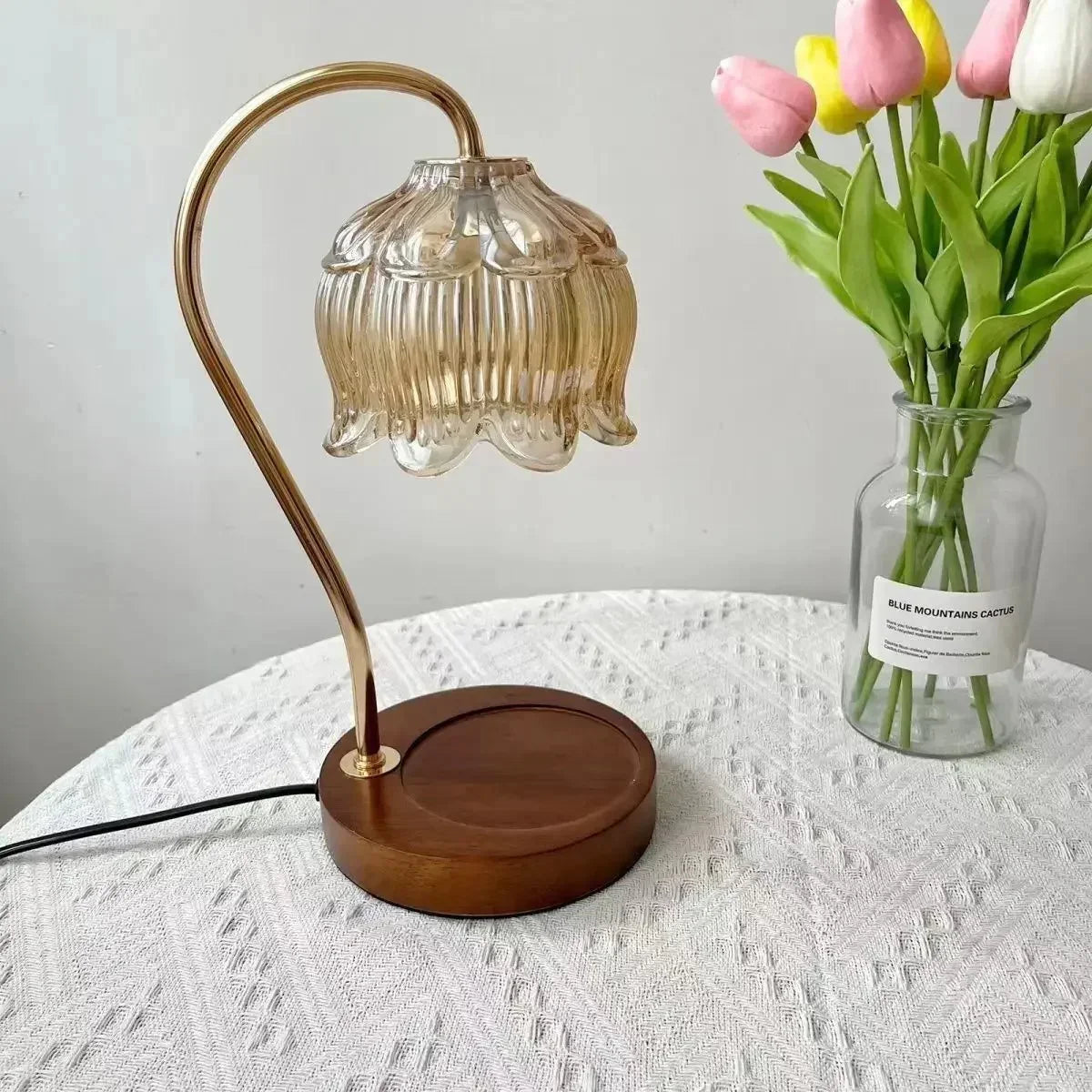 Dome Glass Candle Warmer Lamp