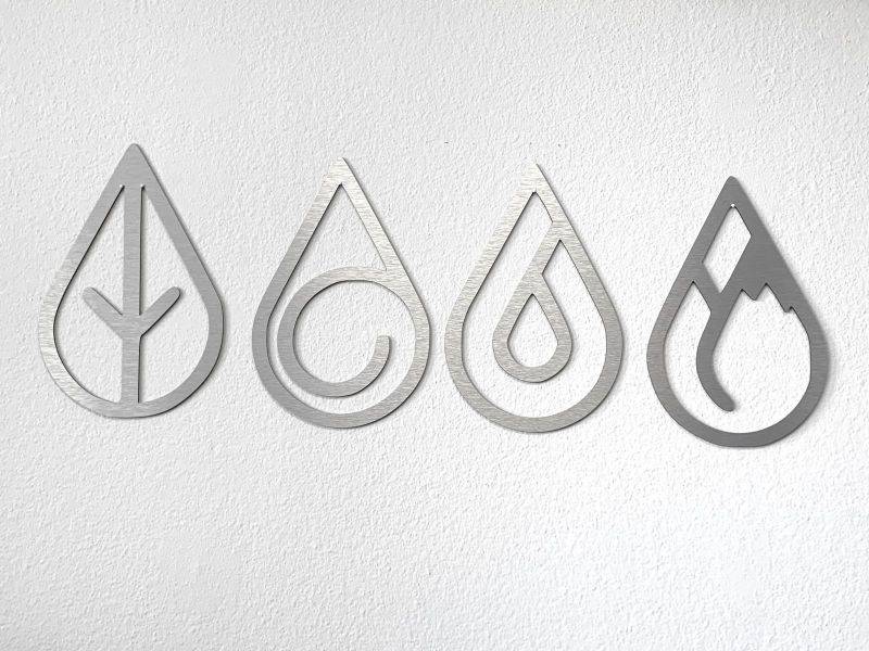 Four Elements - Metal Wall Art - MetalPlex