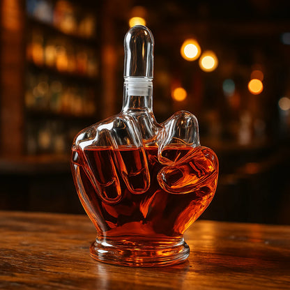 Rouge Sculptural Whiskey Decanter