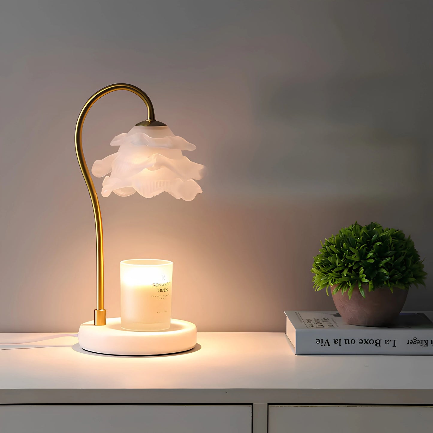 Minimal Stem Candle Warmer Lamp