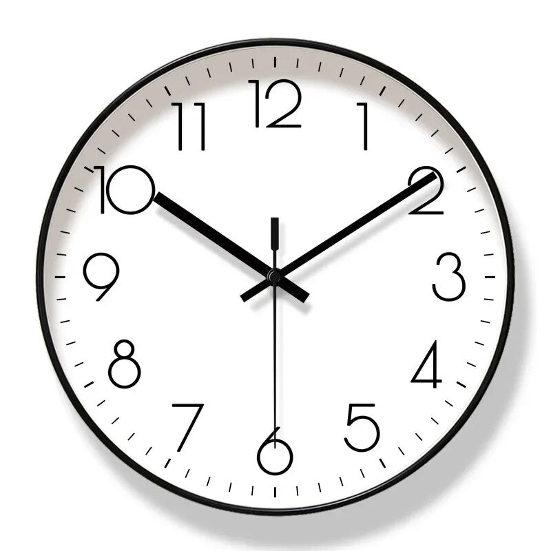 Mid Century Wall Clock | Yellow Face Quartz Movement