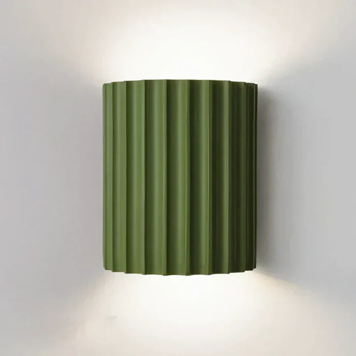 Modern Resin Wall Lamp - ArtisticWave-Green-Warm White-State of Style