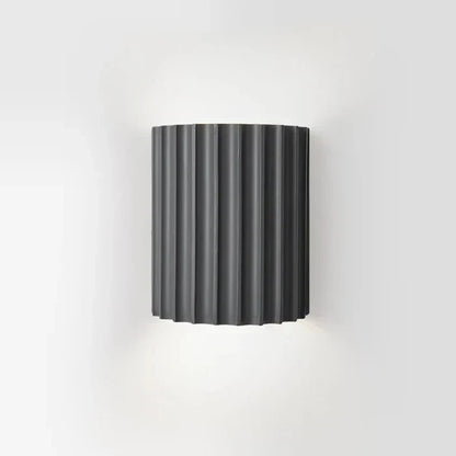 Modern Resin Wall Lamp - ArtisticWave-Grey-Warm White-State of Style
