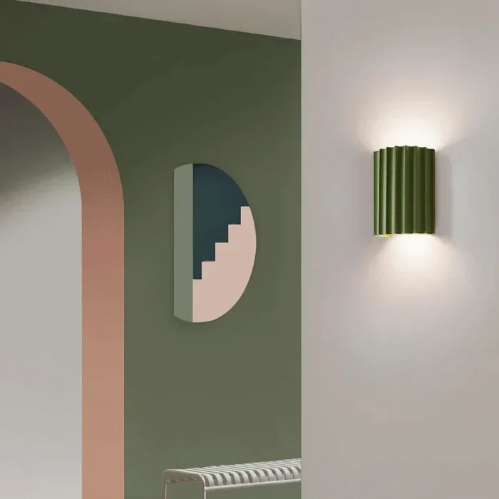 Modern Resin Wall Lamp - ArtisticWave-White-Warm White-State of Style