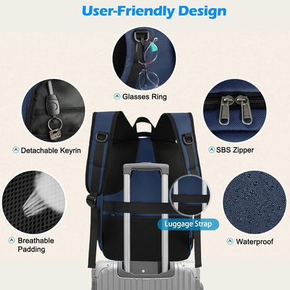 USB Travel Lunch Bag | Waterproof Laptop Cooler Backpack