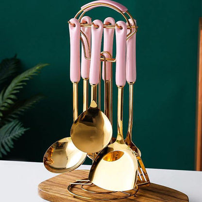 Premium Kitchen Utensils | Cooking Tools with Stand