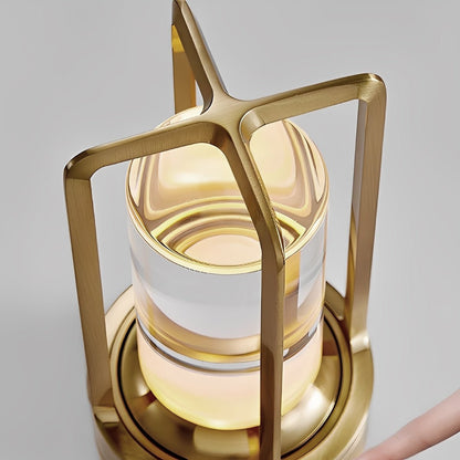 Cordless USB Touch Dimming Lantern Table Lamp