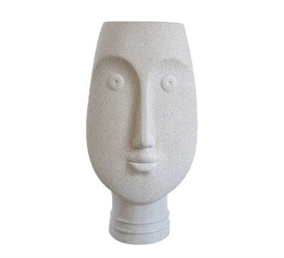 Modern Face Ceramic Vase Set