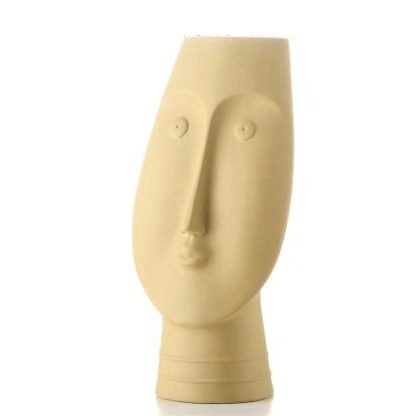 Modern Face Ceramic Vase Set