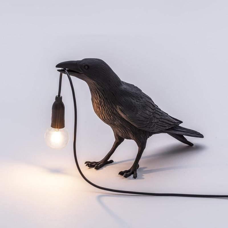 Raven Bird Table Lamp