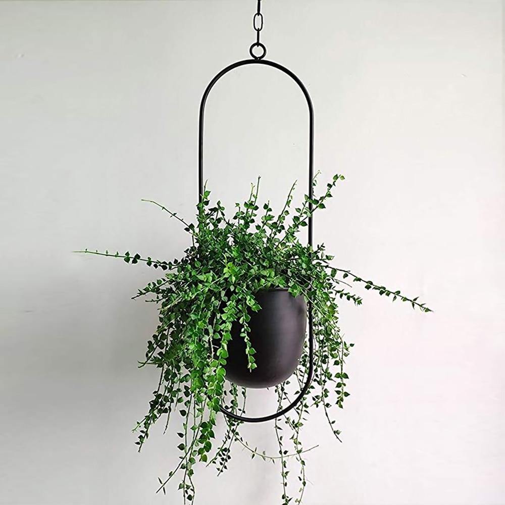 Metal Hanging Plant Planter