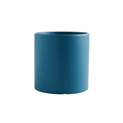 Modern Color Block Ceramic Planter Set