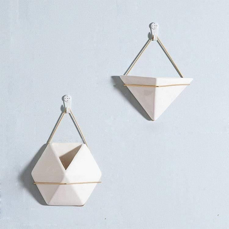 Hanging Geometric Glass Terrarium