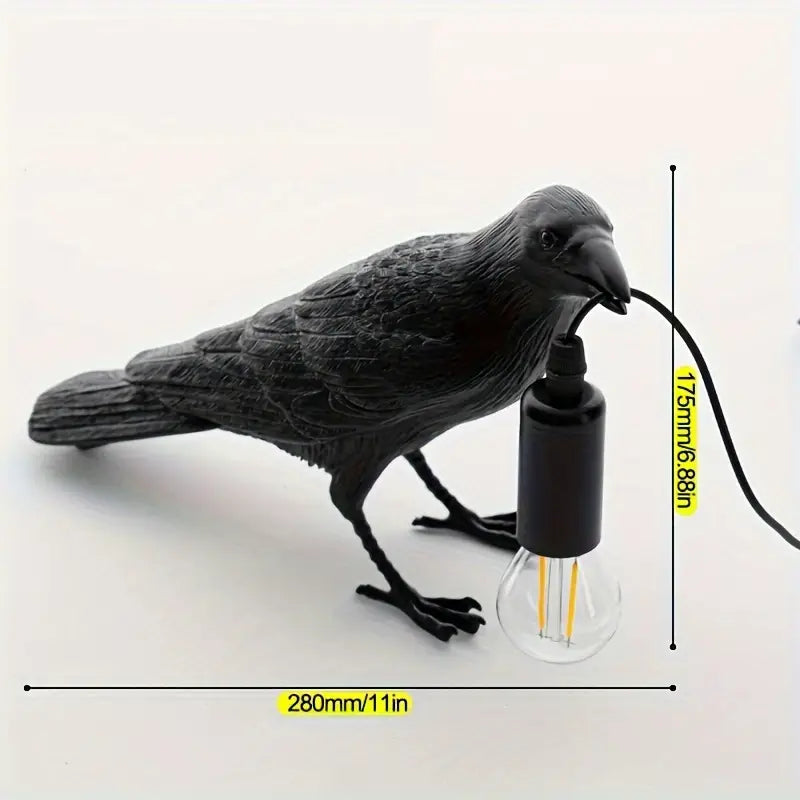 Raven Bird Table Lamp
