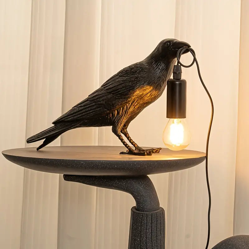 Raven Bird Table Lamp