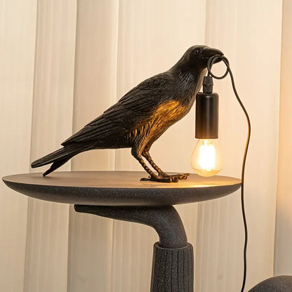 Raven Bird Table Lamp