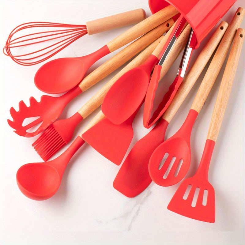 Silicone Kitchen Utensils | Cooking Tools Set